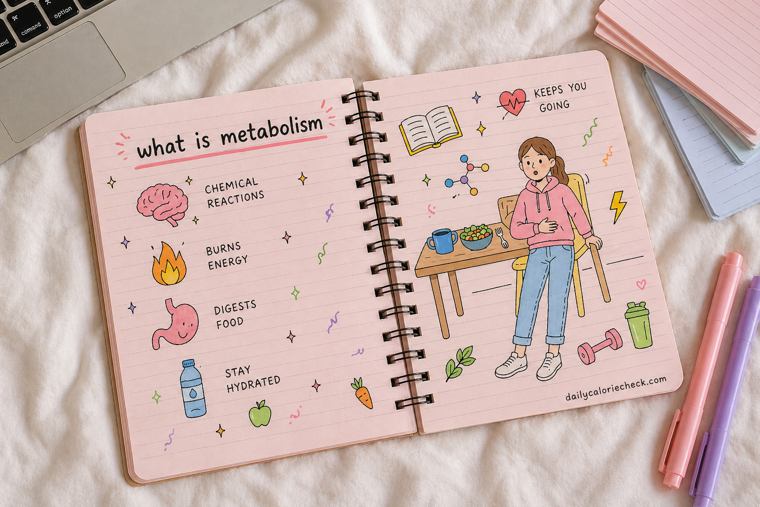 What is metabolism — illustrated notebook